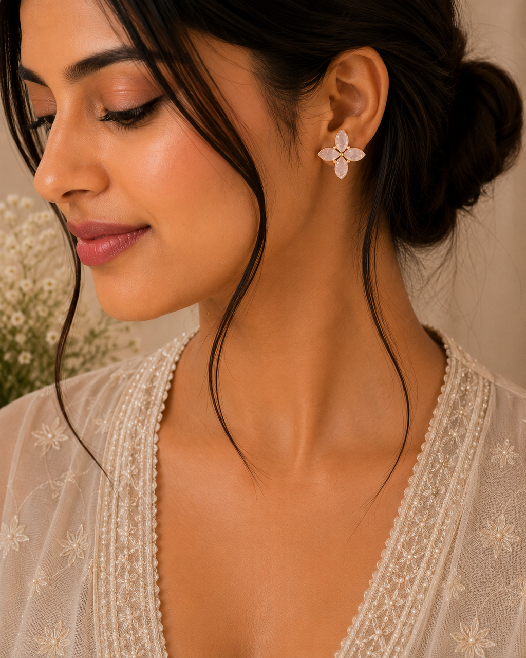 Liora Blush Studs